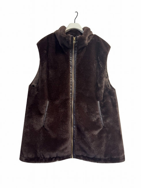 フェイクファーベスト /4755-204KK