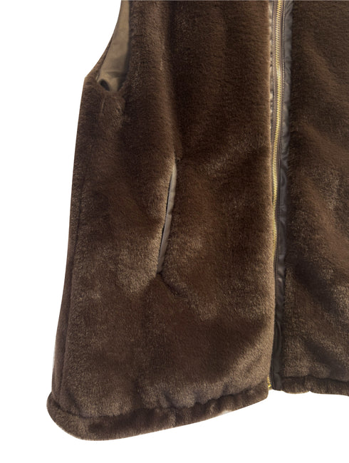 フェイクファーベスト /4755-204KK