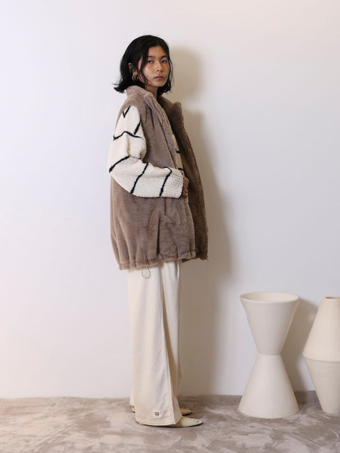 フェイクファーベスト /4755-204KK