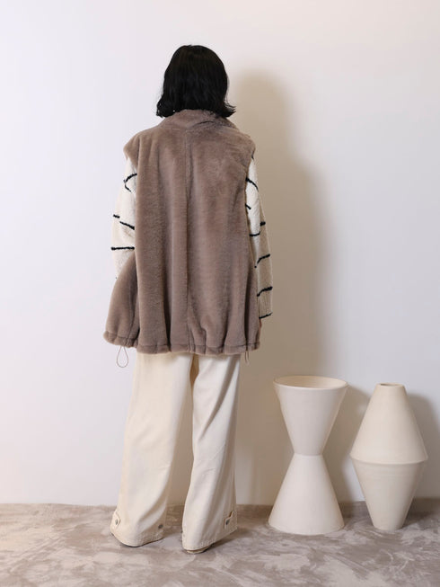 フェイクファーベスト /4755-204KK