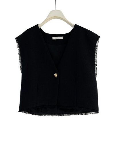 ツイードショートベスト /4756-450MK