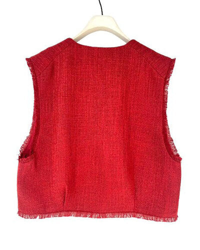 ツイードショートベスト /4756-450MK