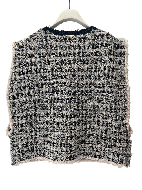 ツイードライクニットベスト /9556-480JR