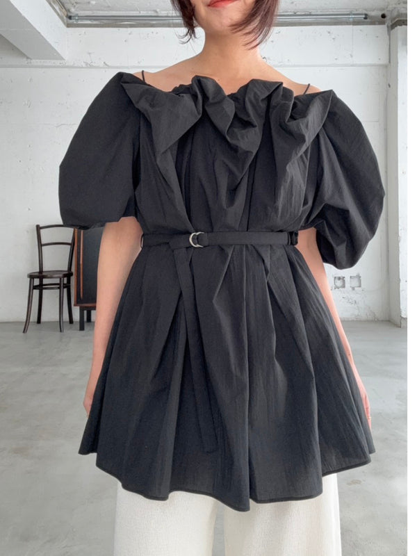 【 予約:4月下旬 】2WAYオフショルブラウス /M262-13055