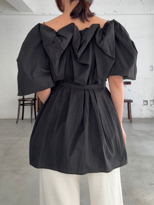 【 予約:4月下旬 】2WAYオフショルブラウス /M262-13055