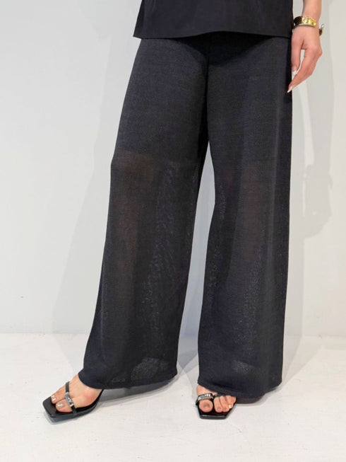 【 予約:4月下旬 】ペーパーヤーンニットPT /M262-33082