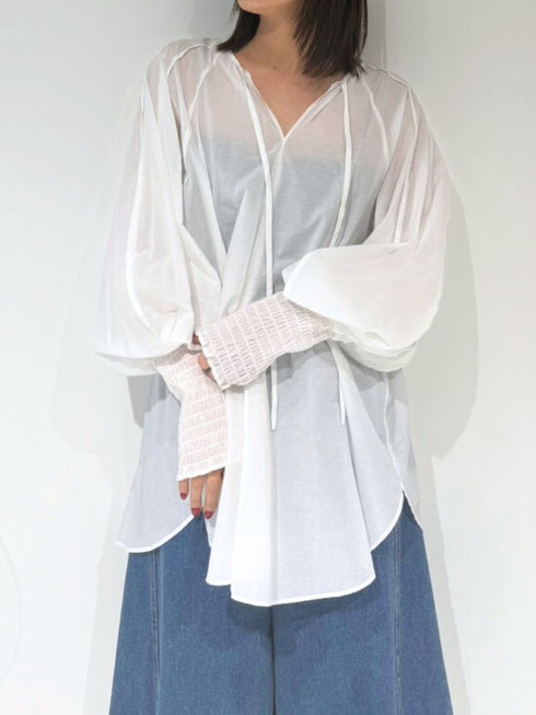 シャーリングカフスチュニックSH /M261-13006