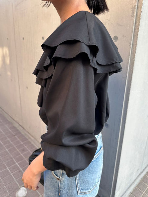 ラッフルブラウス /M254-13045