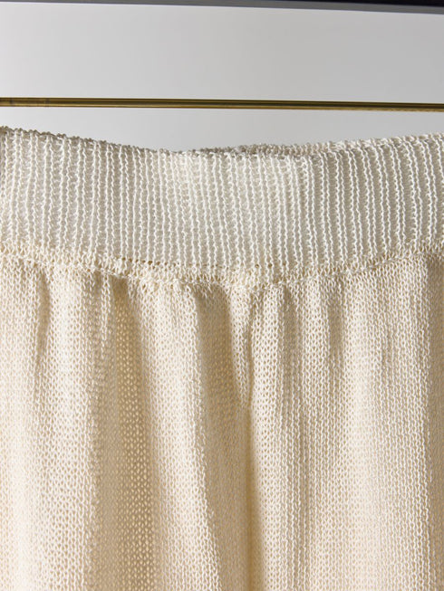 【 予約:4月下旬 】ペーパーヤーンニットPT /M262-33082