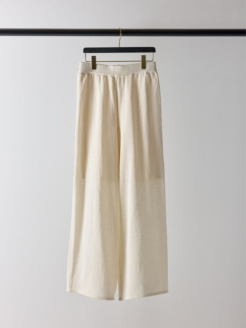 【 予約:4月下旬 】ペーパーヤーンニットPT /M262-33082