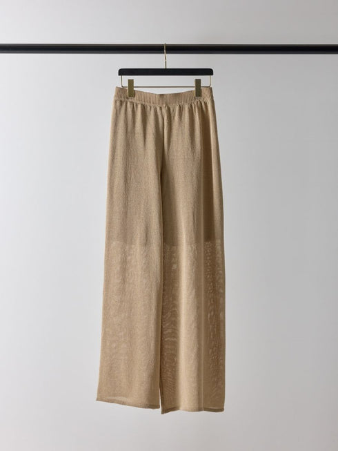 【 予約:4月下旬 】ペーパーヤーンニットPT /M262-33082