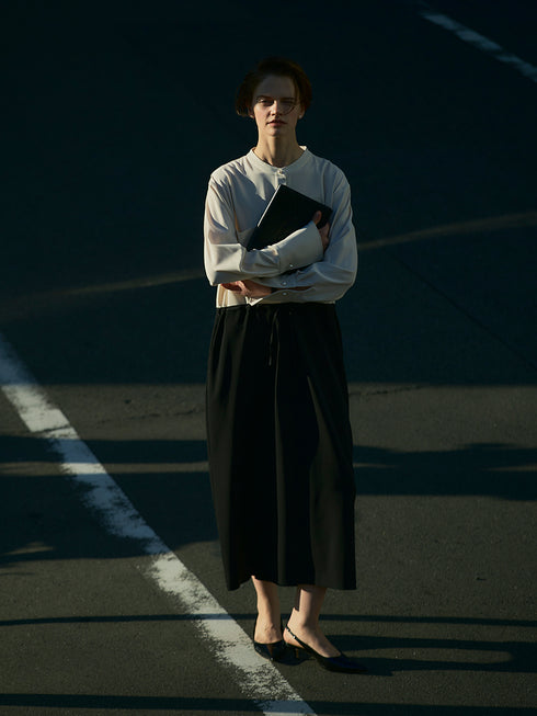 パールロングシャツOP /5436-488BKK