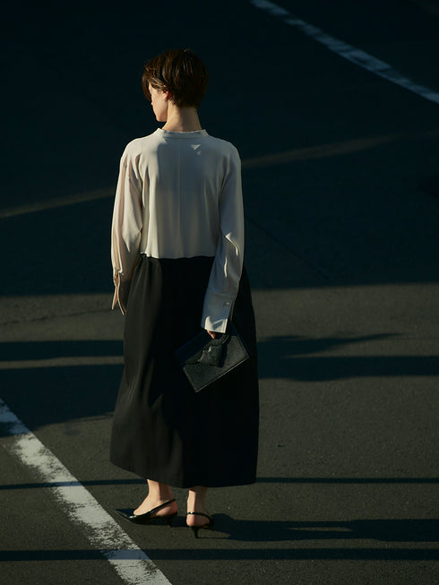 パールロングシャツOP /5436-488BKK