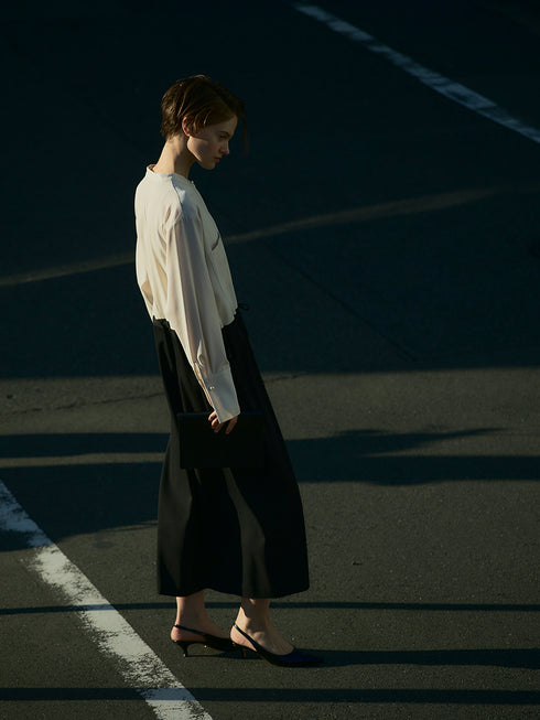 パールロングシャツOP /5436-488BKK