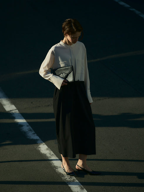 パールロングシャツOP /5436-488BKK