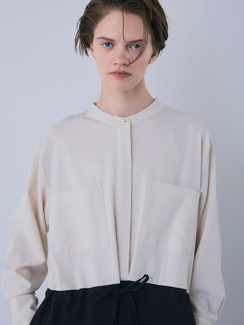 パールロングシャツOP /5436-488BKK