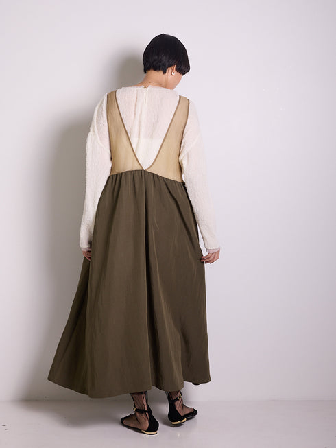 バックシアー2WAYワンピース /5556-415KK