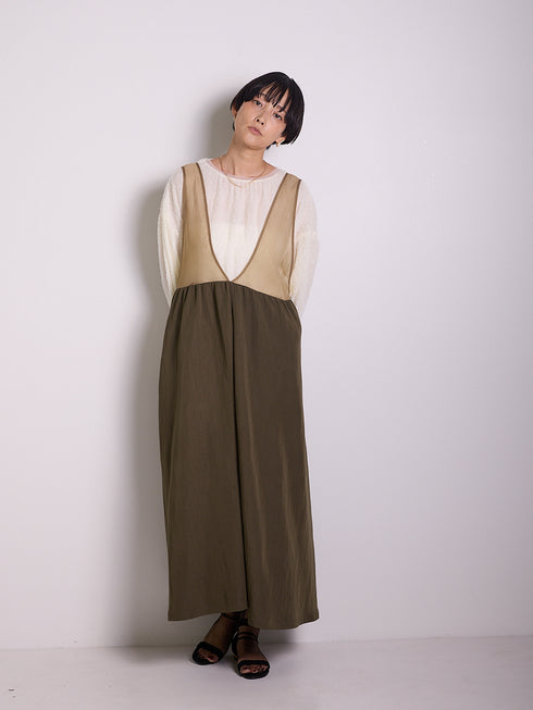 バックシアー2WAYワンピース /5556-415KK