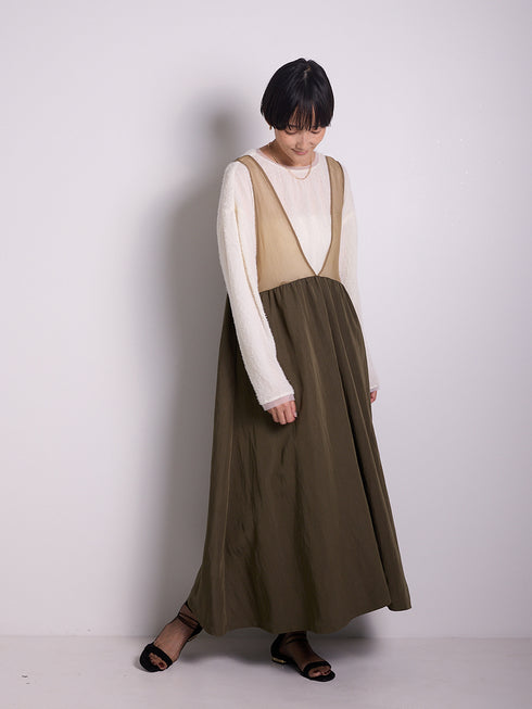 バックシアー2WAYワンピース /5556-415KK