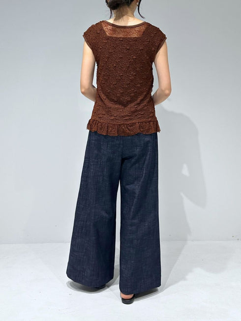 【 予約:3月下旬 】レースフレンチタンク /M262-83092