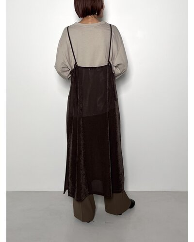 ベロアメッシュキャミOP /5955-221KK