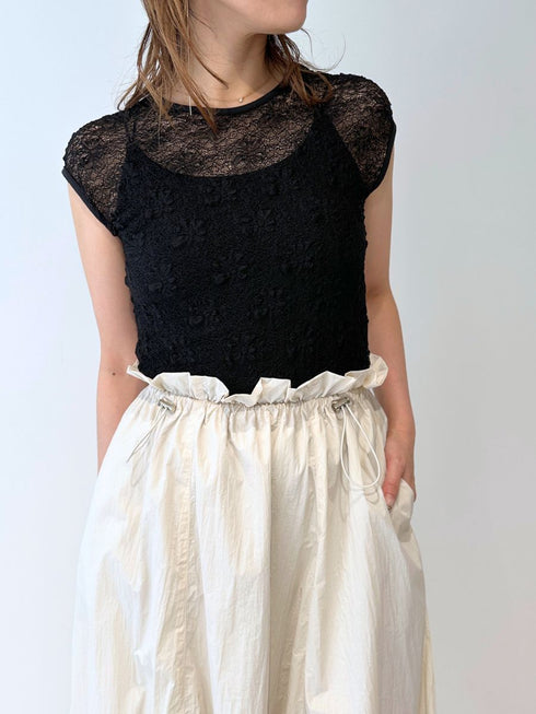 【 予約:3月下旬 】レースフレンチタンク /M262-83092