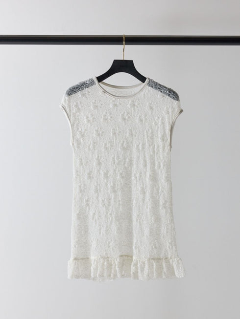 【 予約:3月下旬 】レースフレンチタンク /M262-83092