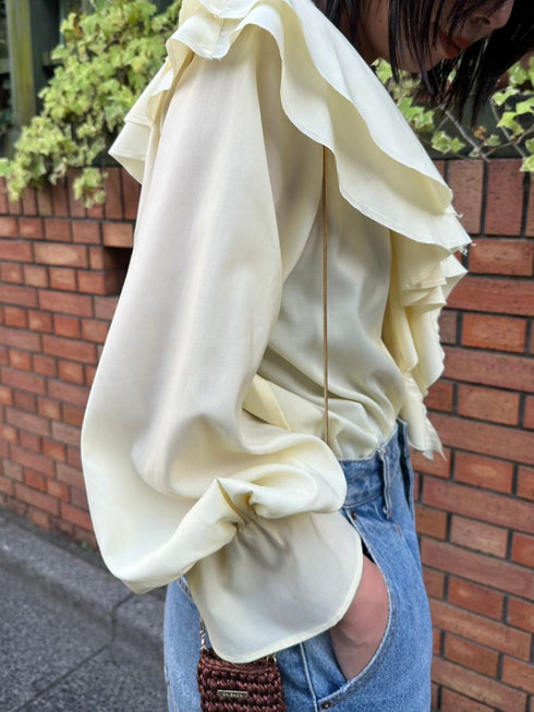 ラッフルブラウス /M254-13045