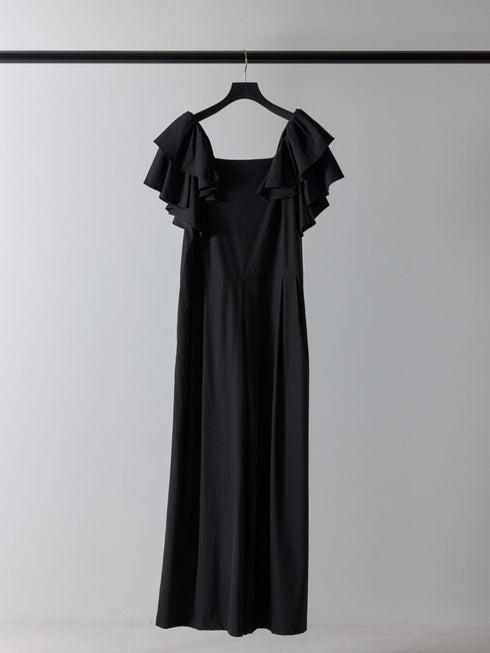 【 予約:4月下旬 】撥水フリルスリーブコンビネゾン /M262-38073