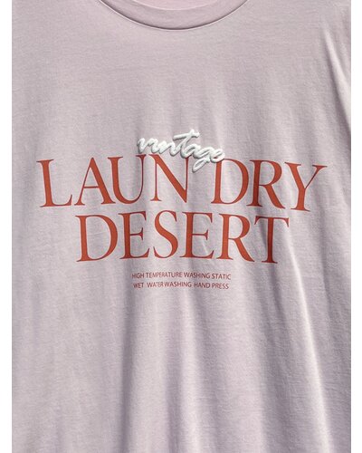 LAUNDRY発泡ロゴTee /8456-497KK