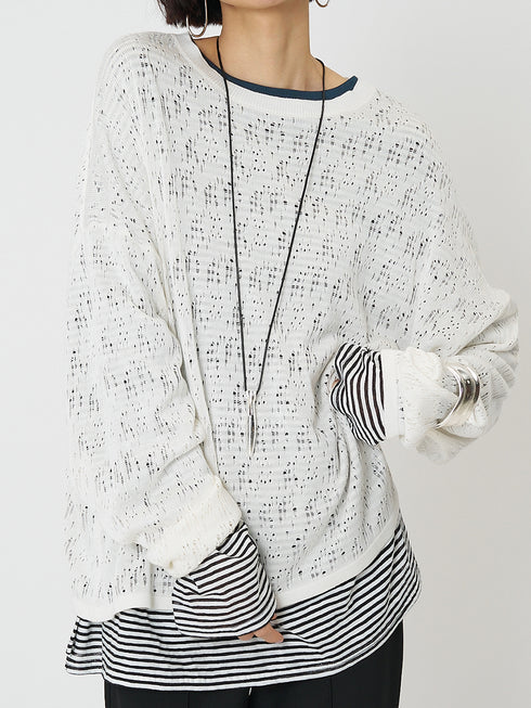 【 予約:4月中旬】シアーボーダーTee / 8461-107-2KK