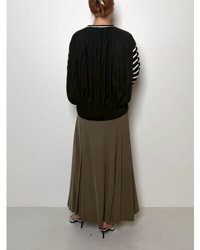 ボーダー布帛ドッキングPO /8956-430KK