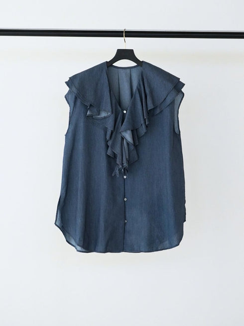 【 予約:4月下旬 】3ozデニムラッフルBL /M262-13077