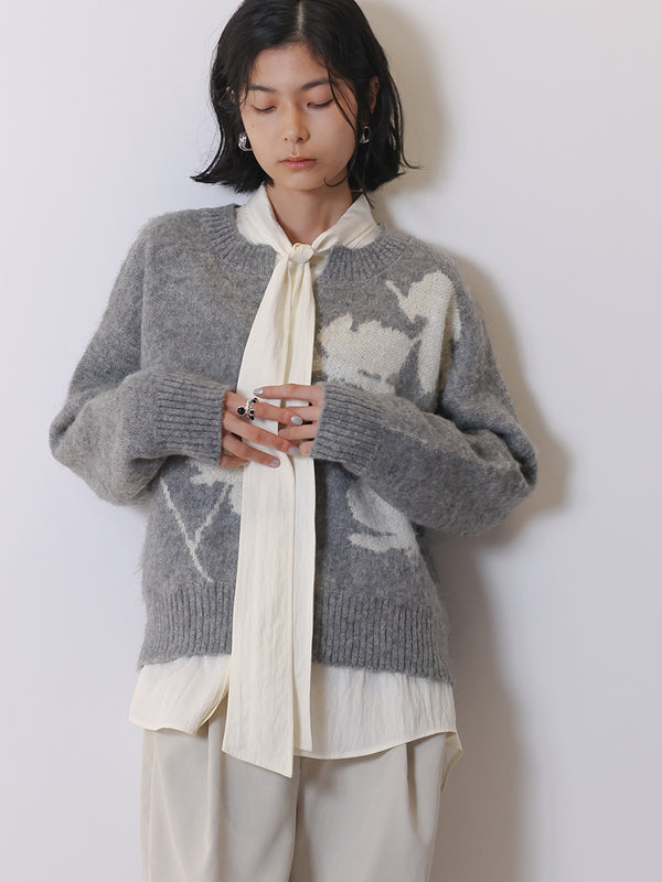 フラワーPOニット /9455-306DP