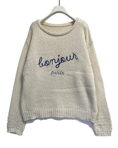 ロゴコットンニットPO /9456-487DP