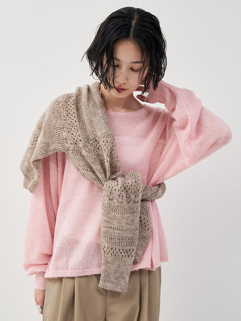 シアーボリュームスカシニットPO /9554-075JR