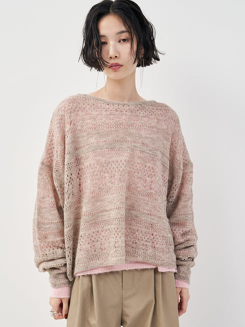 シアーボリュームスカシニットPO /9554-075JR