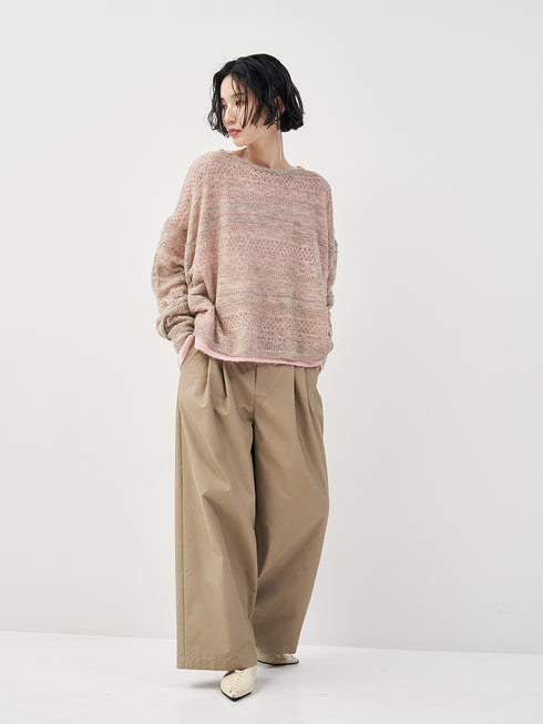 シアーボリュームスカシニットPO /9554-075JR