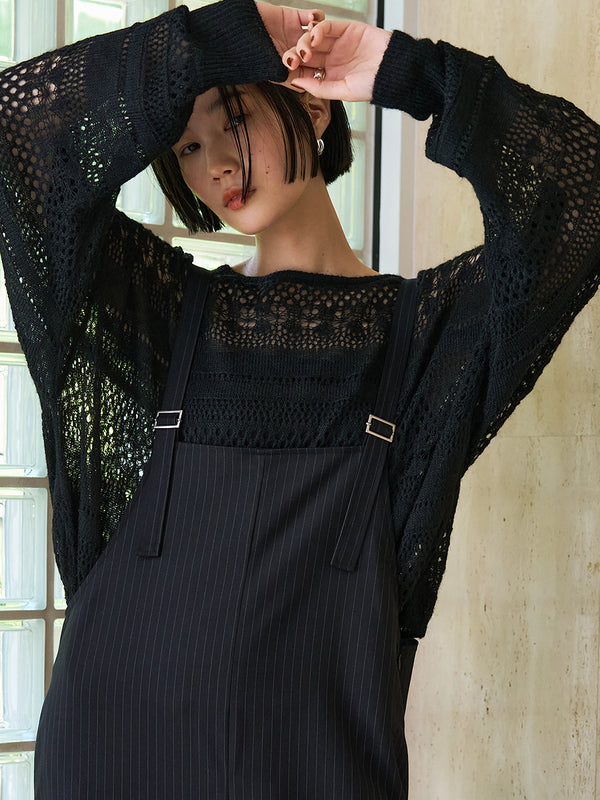 シアーボリュームスカシニットPO /9554-075JR