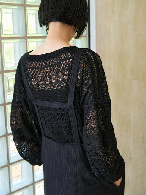 シアーボリュームスカシニットPO /9554-075JR