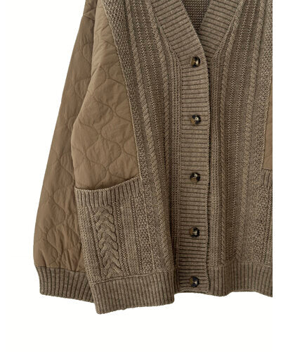 中綿ケーブルニットCD /9555-295JR