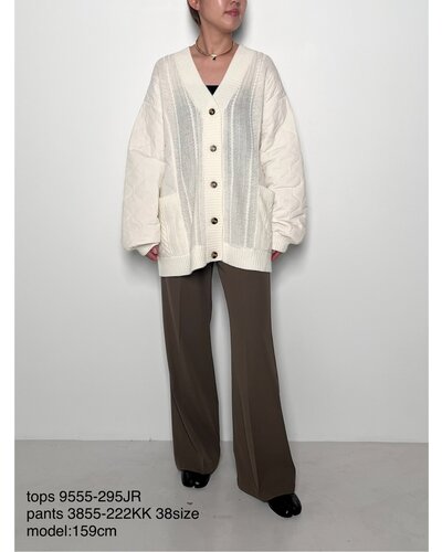 中綿ケーブルニットCD /9555-295JR