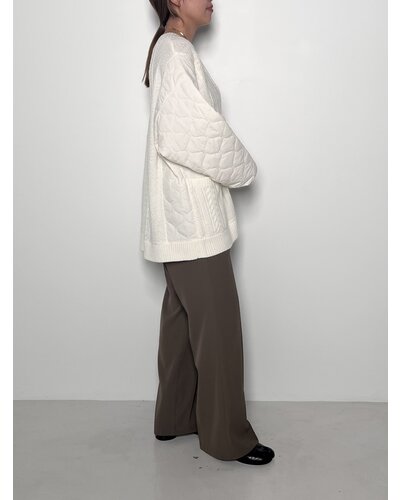 中綿ケーブルニットCD /9555-295JR