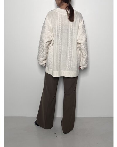 中綿ケーブルニットCD /9555-295JR