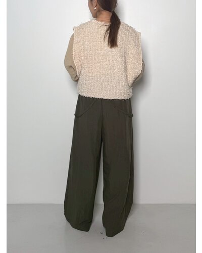 ツイードライクニットベスト /9556-480JR