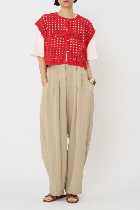 メッシュボックスニットベスト / 9561-098DP