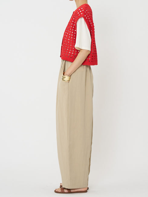 メッシュボックスニットベスト / 9561-098DP