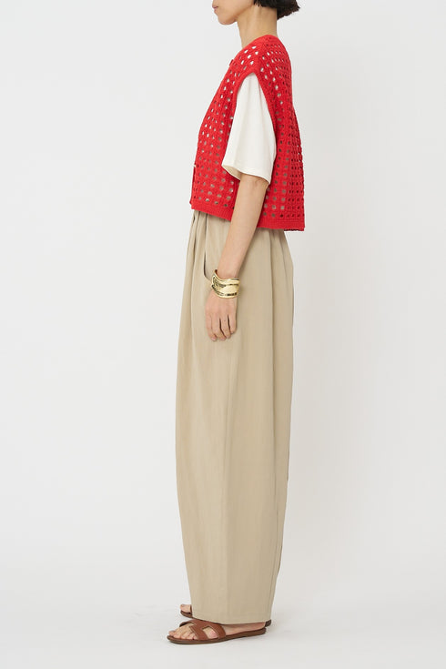 メッシュボックスニットベスト / 9561-098DP