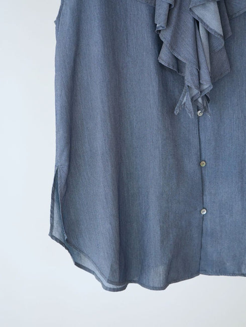 【 予約:4月下旬 】3ozデニムラッフルBL /M262-13077