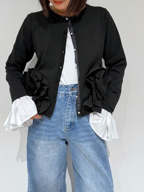 ペタルフリルカーディガン /M252-95200-3